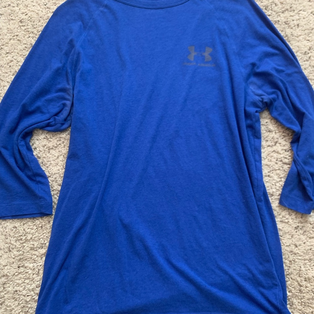 Under Armour Blue 3/4 Sleeve